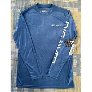 Rig & Water Performance Lightweight Fabric Baby Blue Long Sleeve T-Shirt Men's M